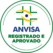 Selo Anvisa registrado e aprovado